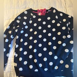 Crown & Ivy Navy with Pink Trim Sweater